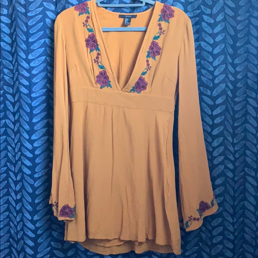 ☀️ Short V Neck Yellow Dress ☀️